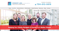 Desktop Screenshot of kennedyfamilylaw.com